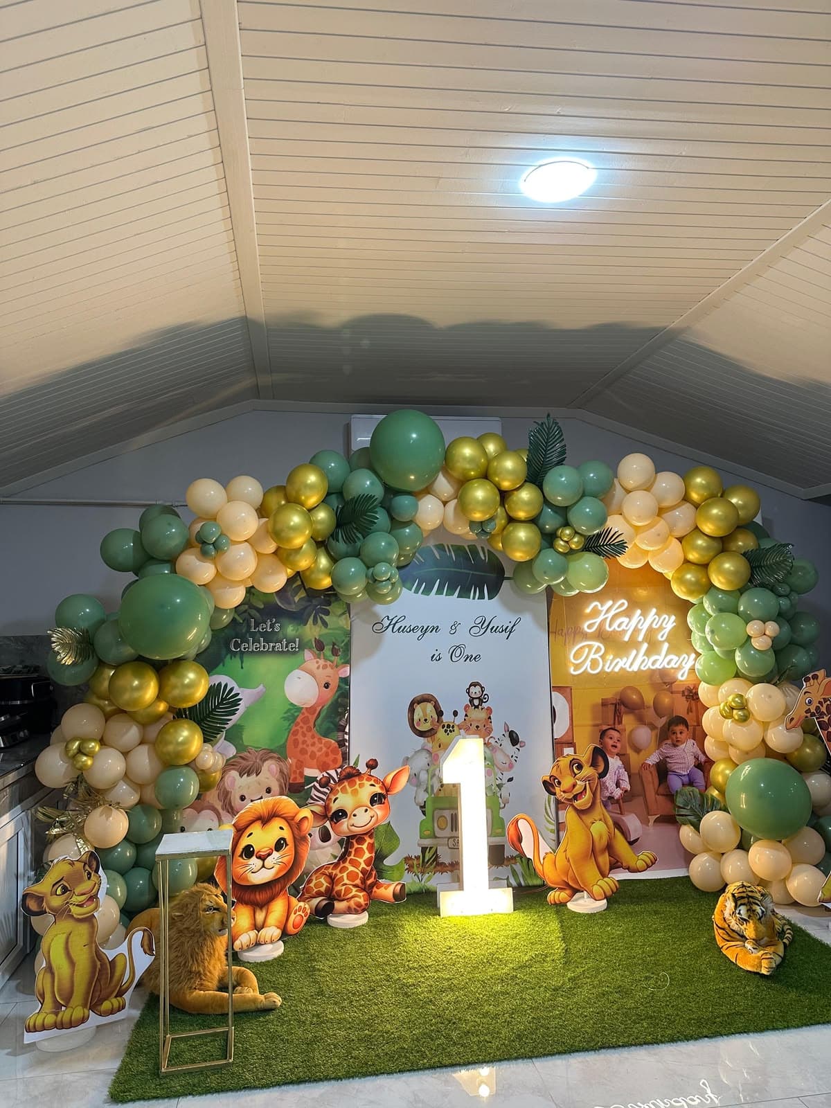 Jungle Them Decor For Kids On First Birthday