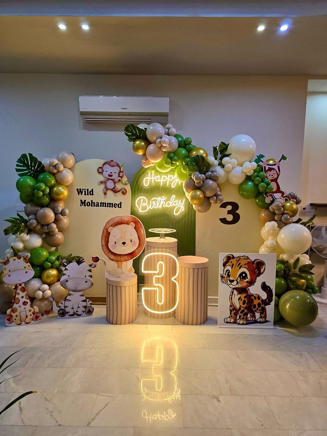 Kids Birthday Decoration Theme Based On Junle Theme