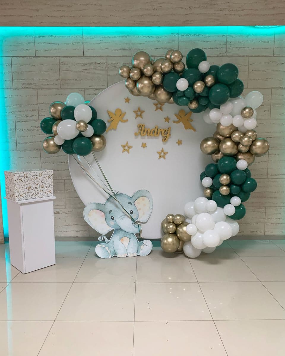 Ring Decor Flex Birthday Decor Elephant Cutout