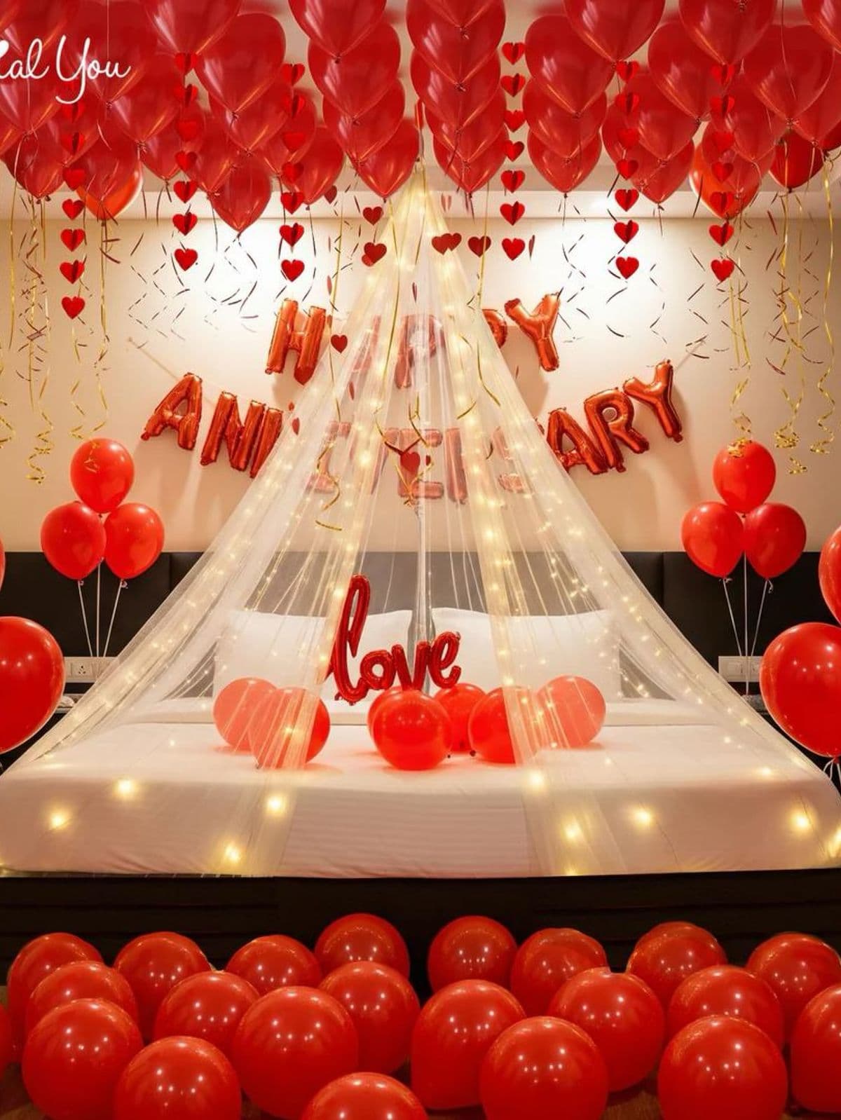 Romantic Decoration For  Couple On Anniversary Birthday