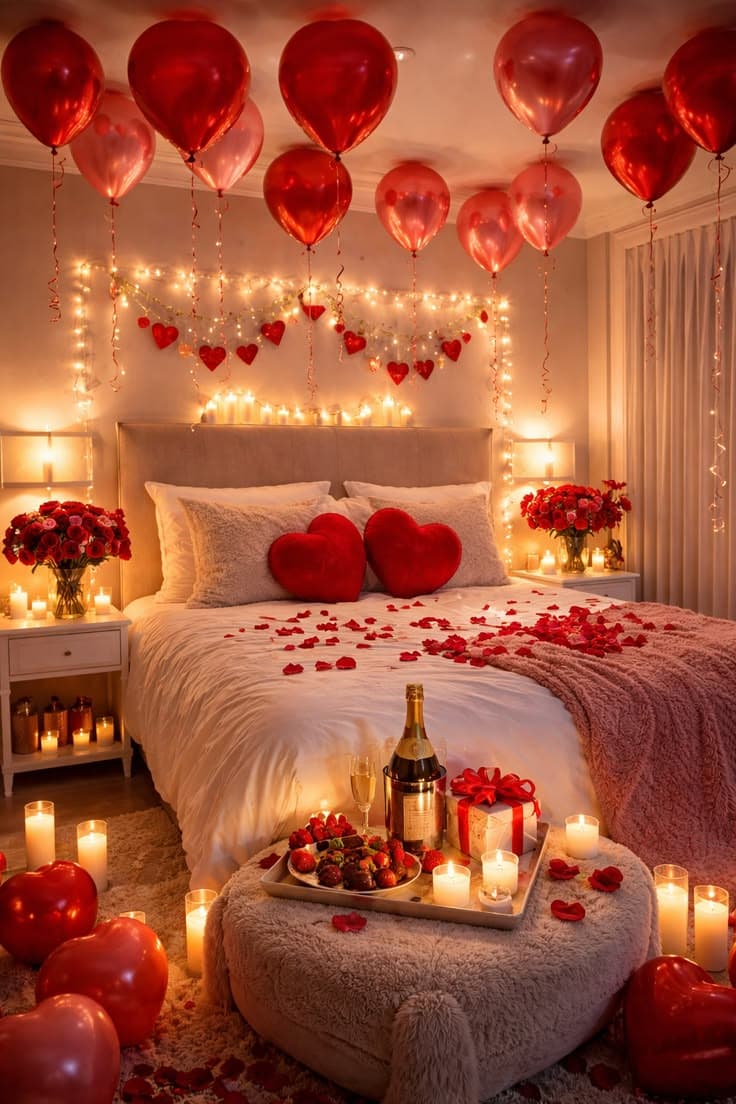 Romantic First Nigt Decor