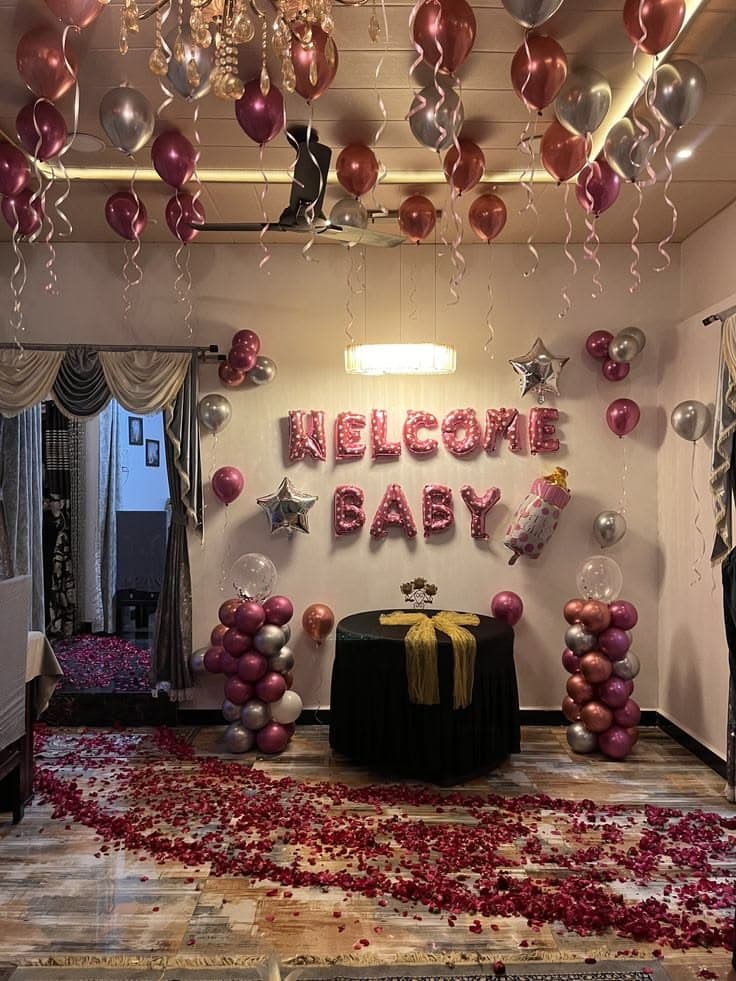 Welcome Baby Decor For Baby Girl