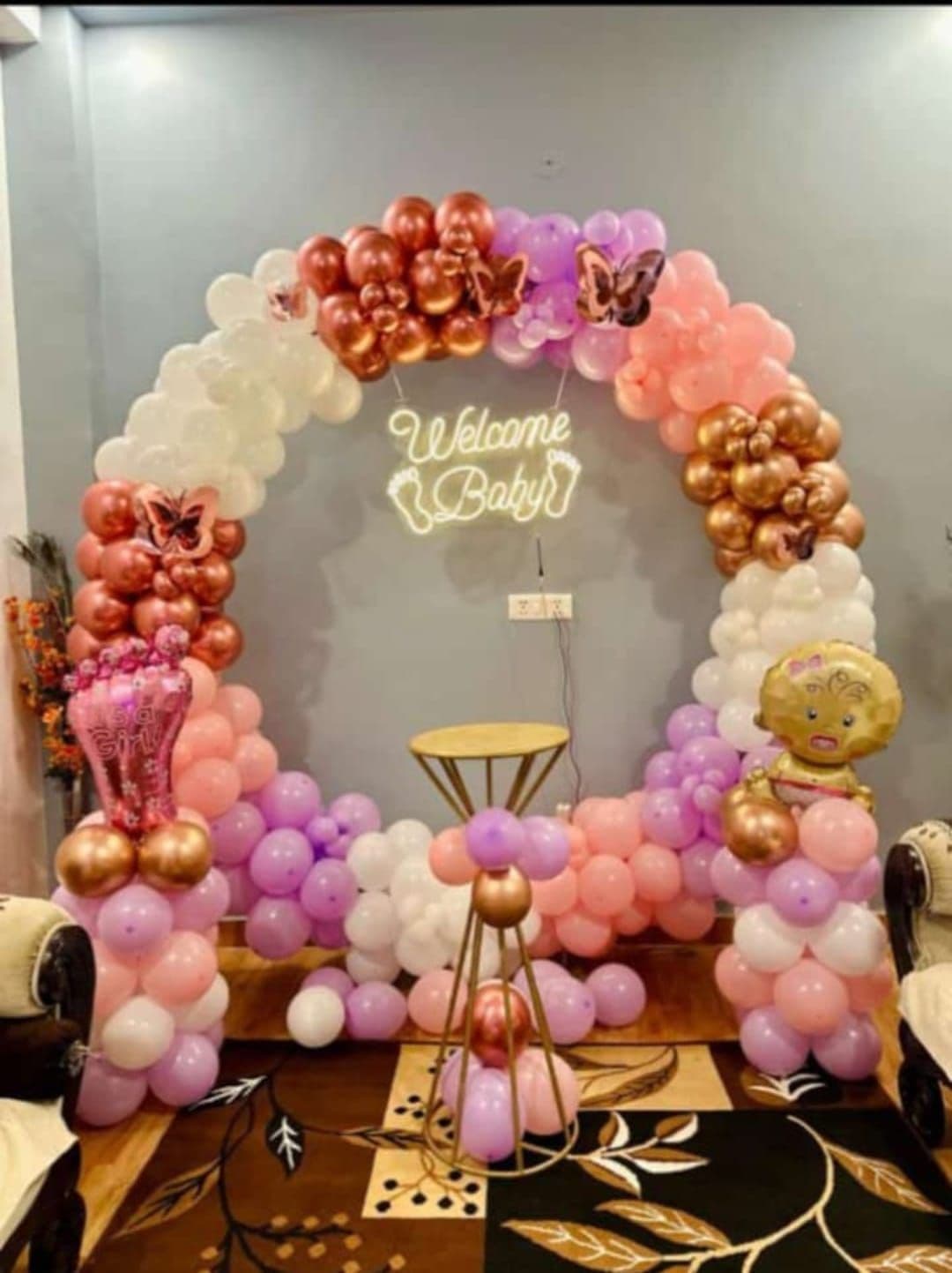 Welcome Baby Decoration Ring