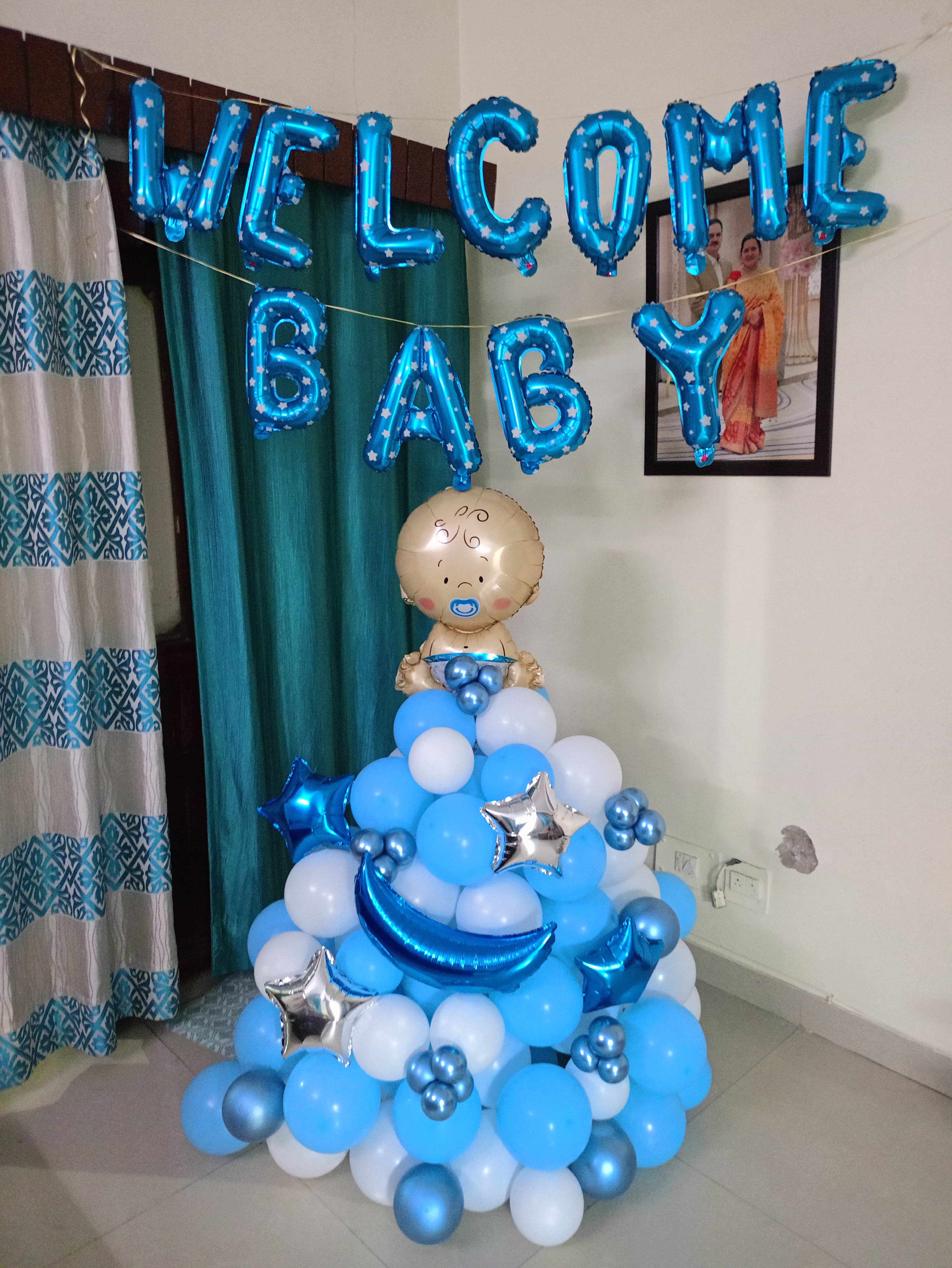 Welcome Baby Bouque Balloon Decoration