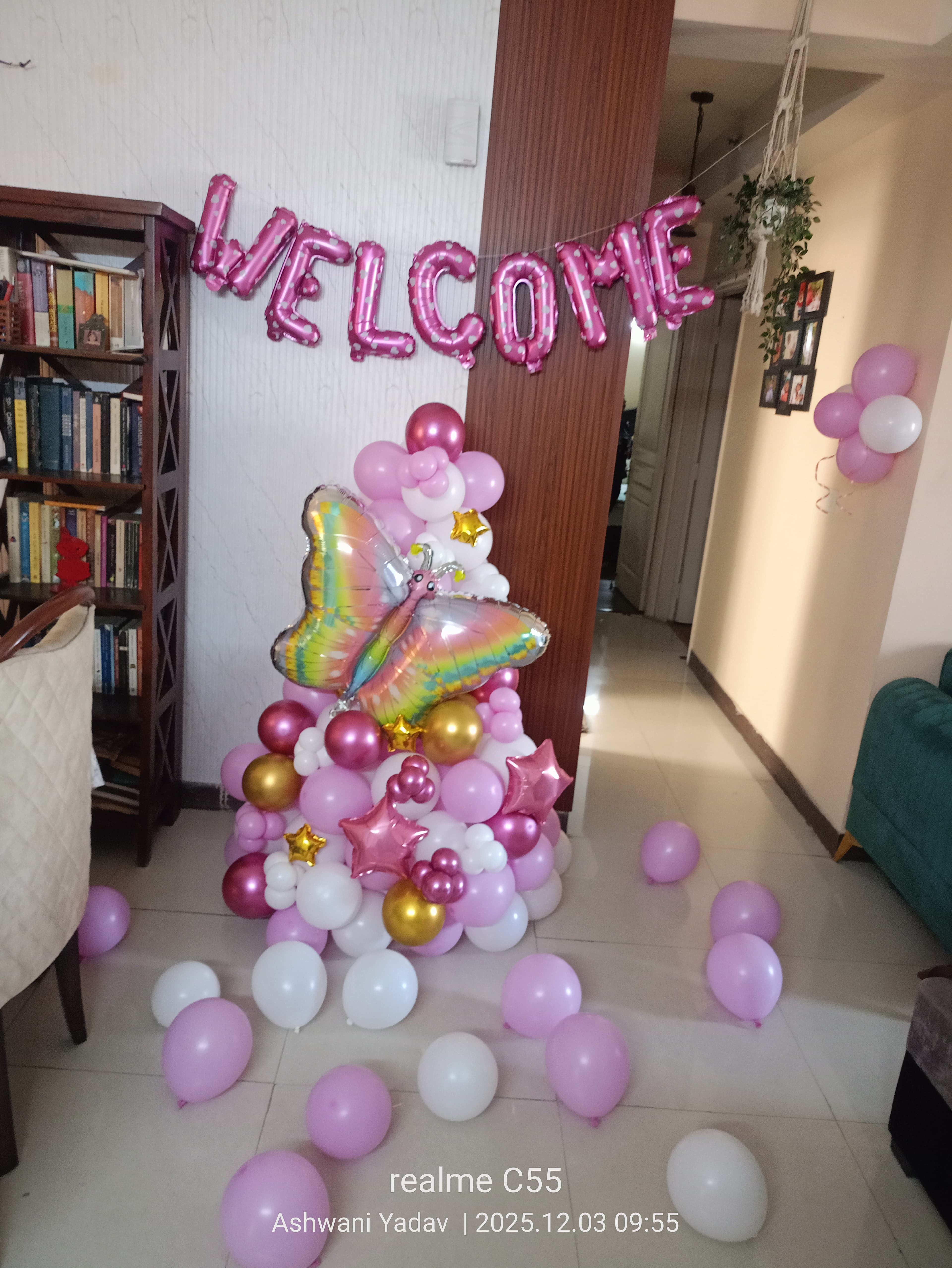 Welcome Balloon Decoration